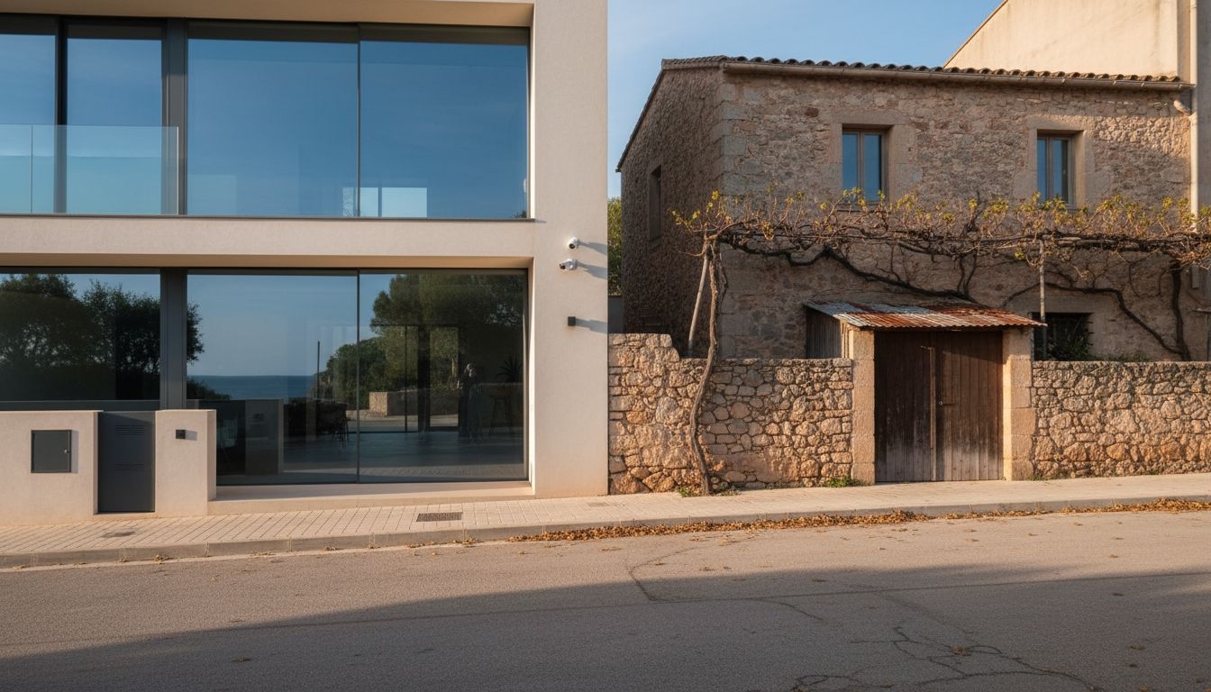 Agent showing villa and finca in Mallorca