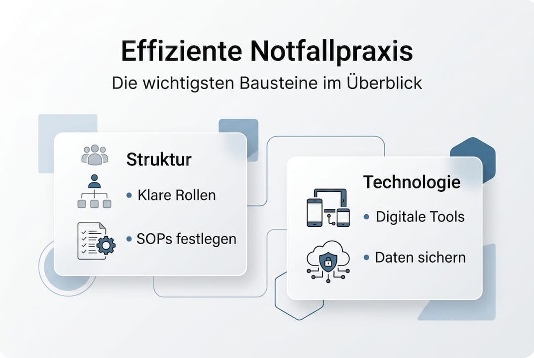 Grafik: Wie Notfallpraxen effizienter arbeiten können