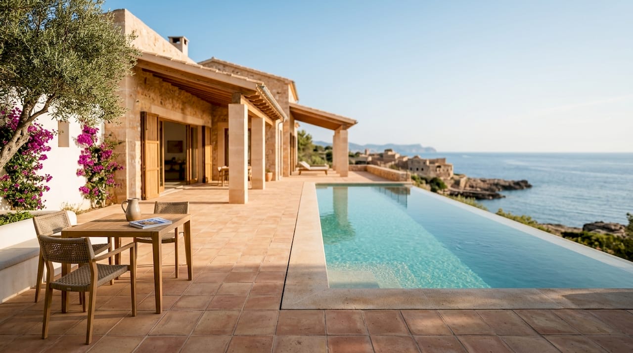 Lawyer reviewing Mallorca property paperwork