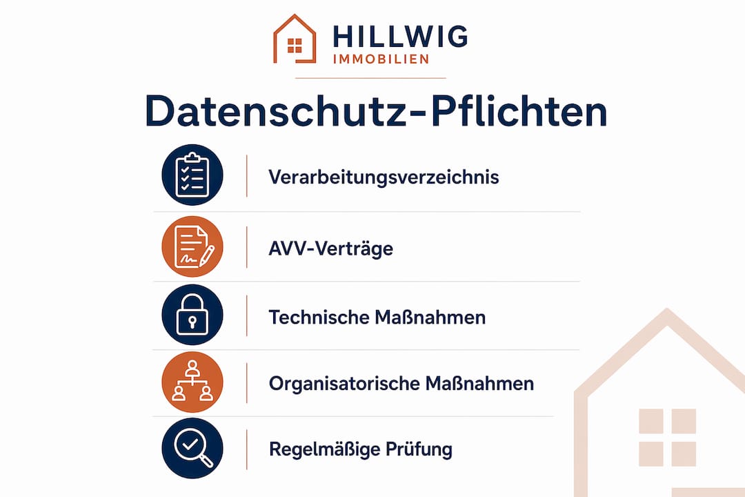 Übersicht: Die wichtigsten Pflichten im Datenschutz auf einen Blick