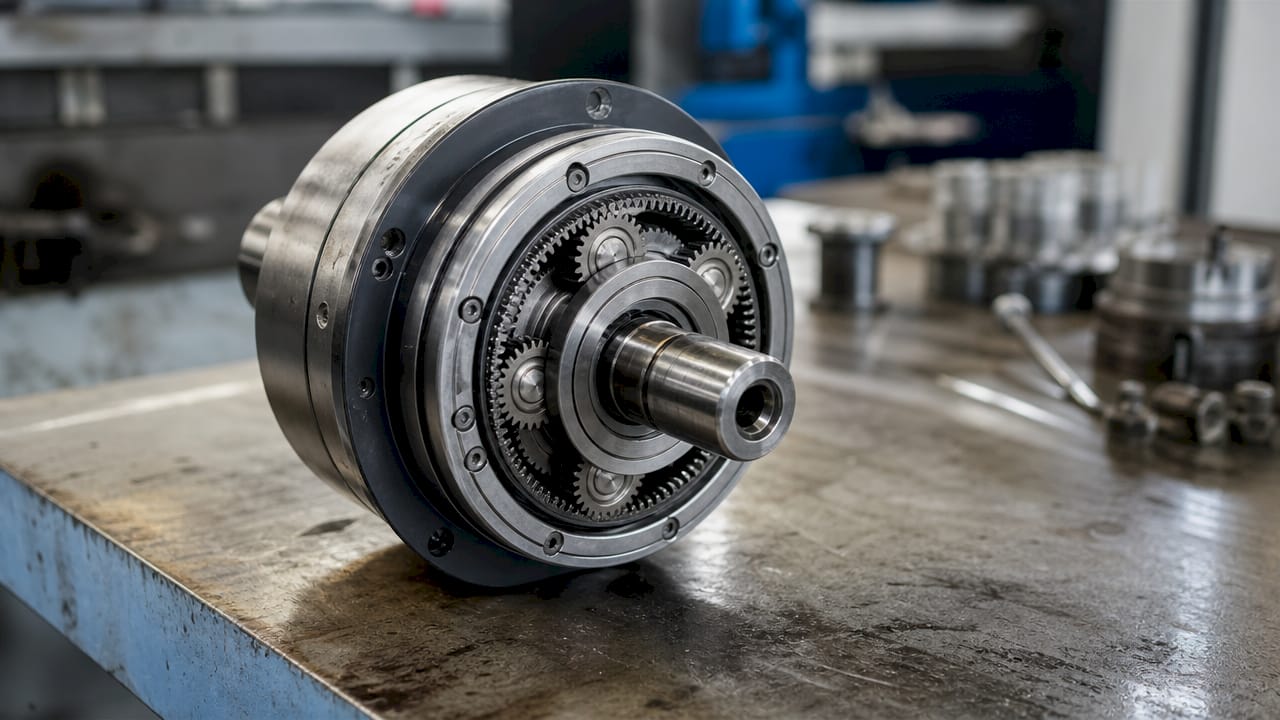Close-up planetary reducer gear mechanism