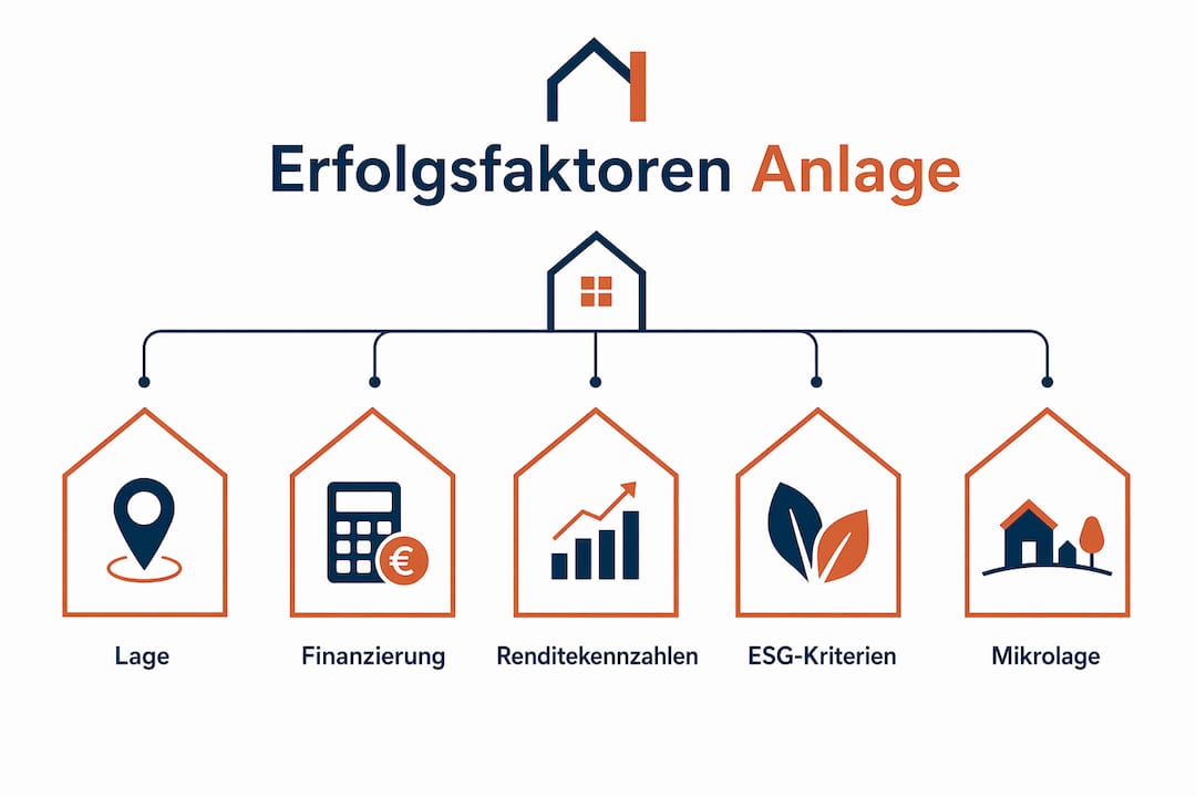 Infografik: Worauf es bei einer erfolgreichen Immobilieninvestition wirklich ankommt