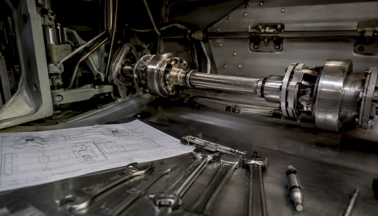 Flexible shaft coupling installed in aerospace actuator