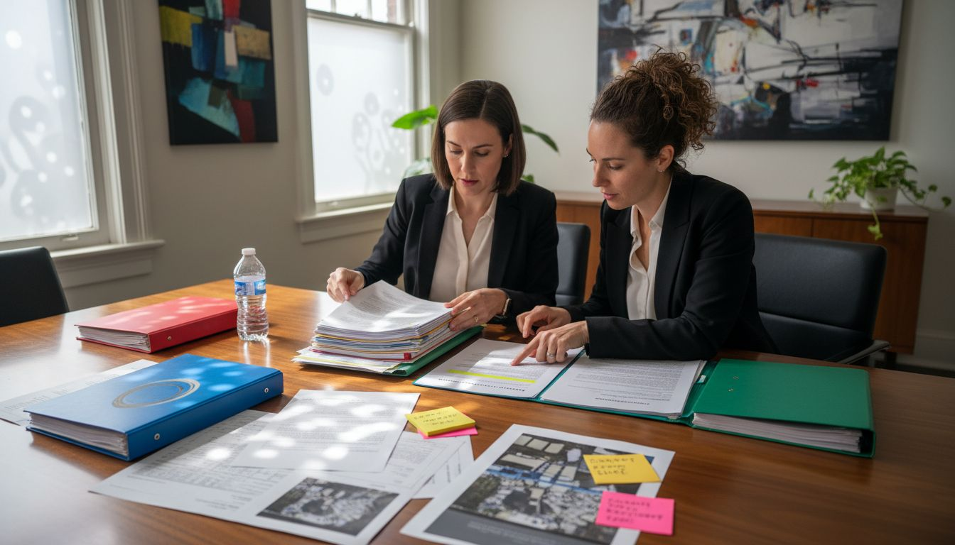 Lawyers comparing different title deed types Lawyers comparing different title deed types