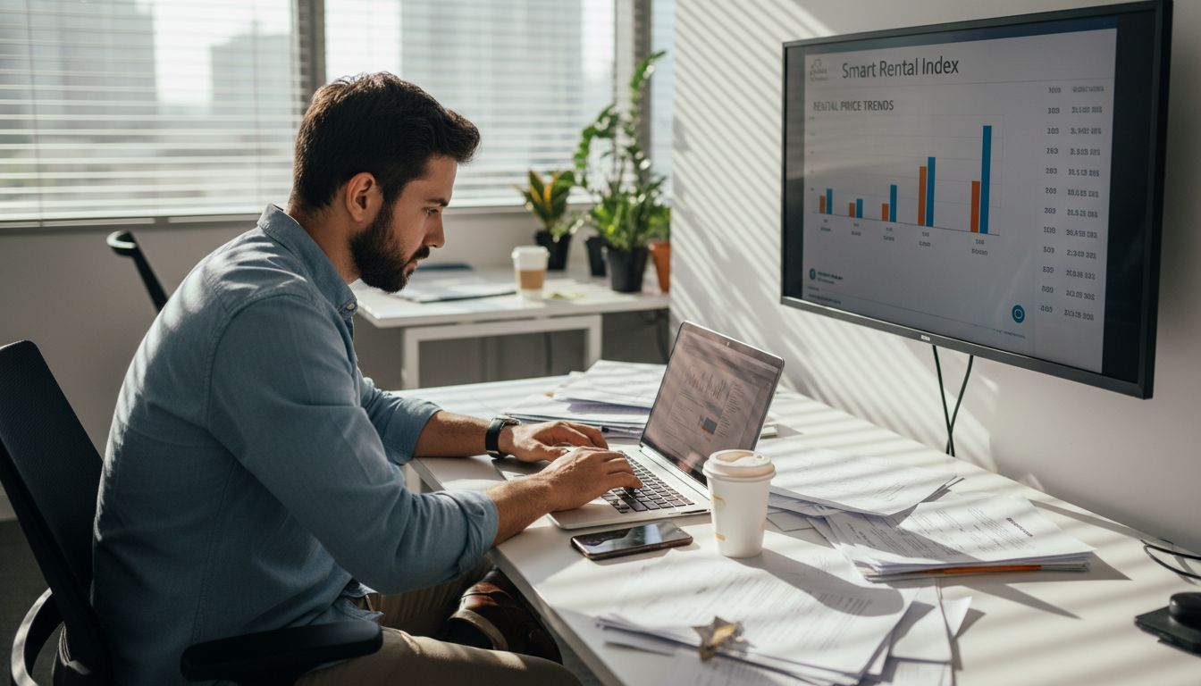 Investor checking Smart Rental Index data