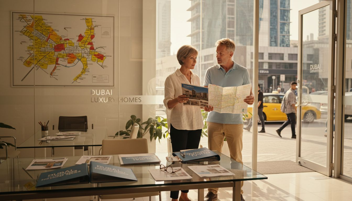 Foreign buyers reviewing Dubai freehold zones