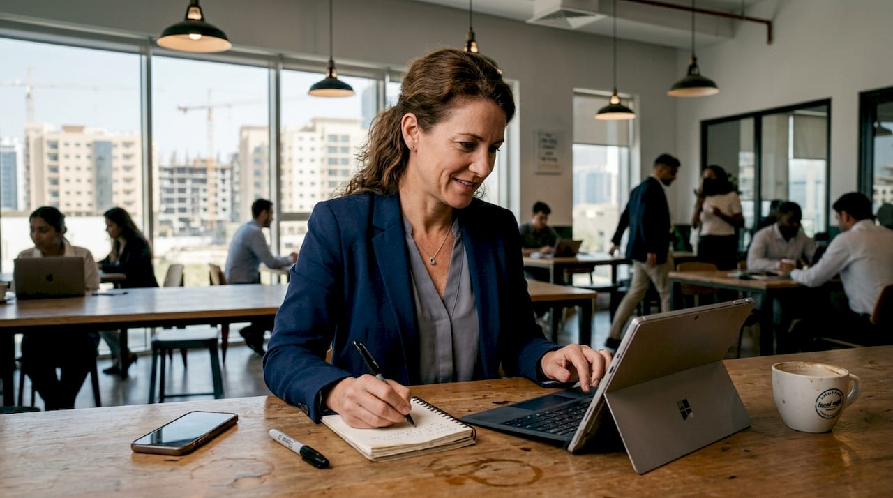 Agent tracking referrals with CRM in workspace