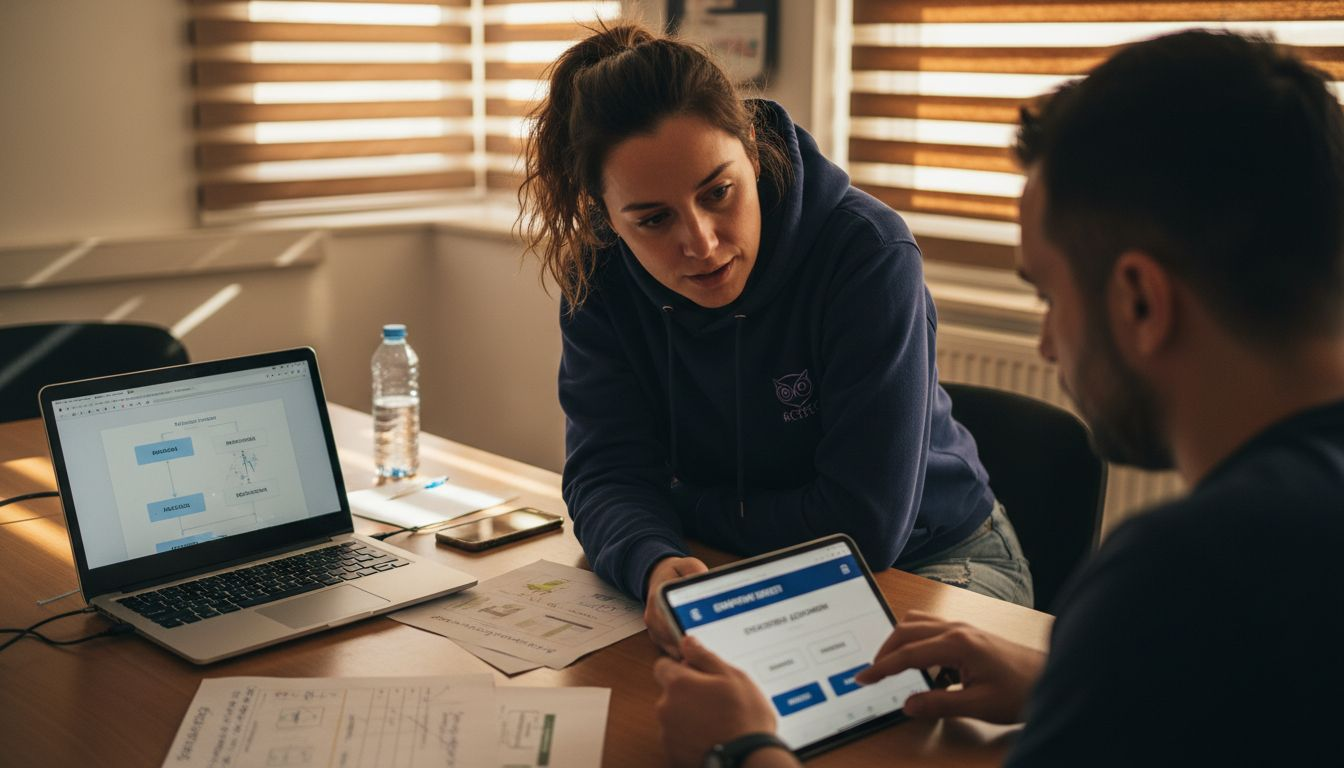 Δοκιμή χρήστη στο γραφείο με πραγματικούς συμμετέχοντες