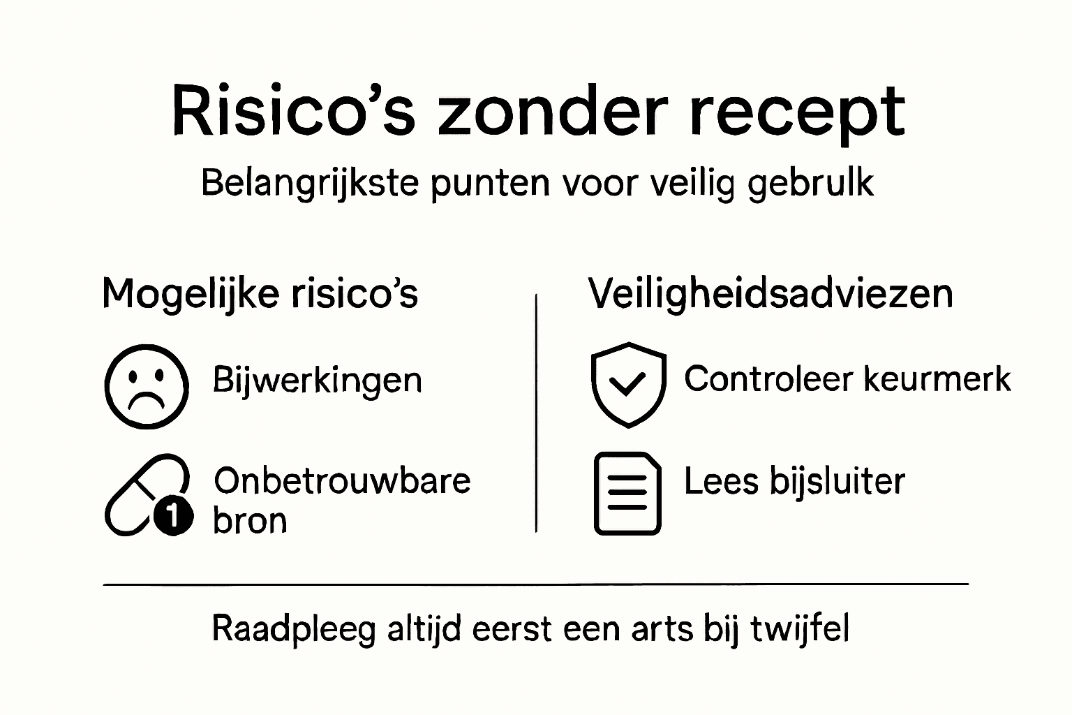Waarom zonder recept kopen bij erectiemiddelen 2 Infographic: de grootste gevaren van erectiemiddelen zonder doktersrecept