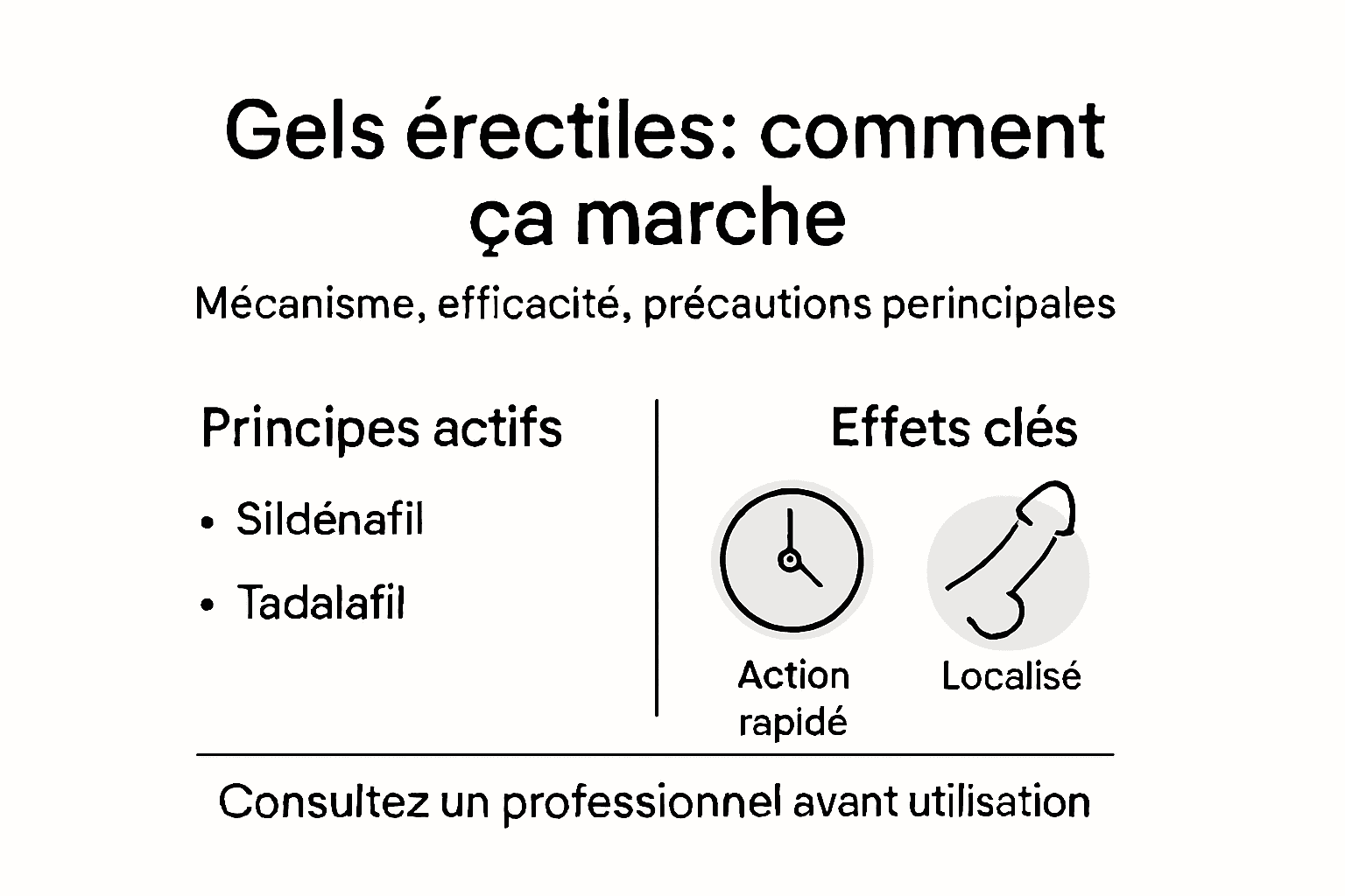 Découvrez en image le fonctionnement des gels destinés à stimuler l’érection