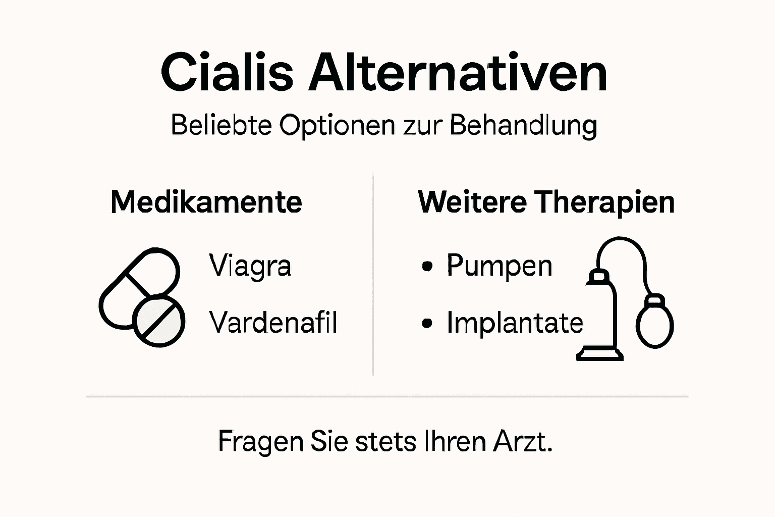 Übersicht: welche möglichkeiten gibt es bei erektionsstörungen?