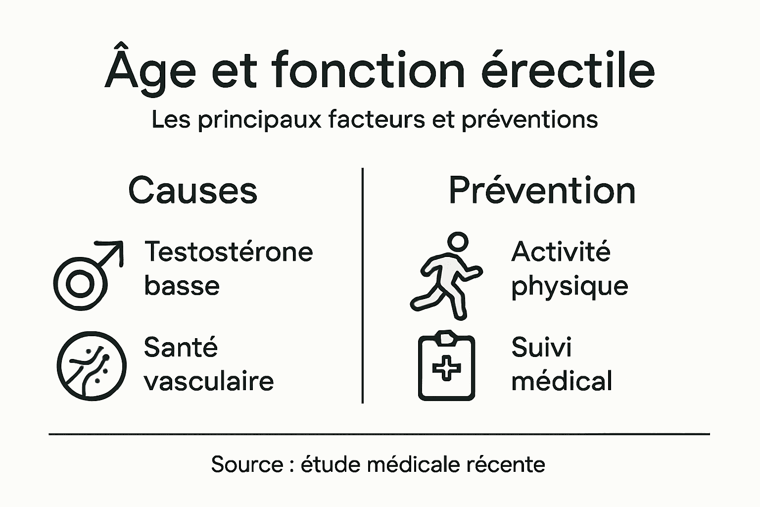Impact de l’âge sur l’érection masculine aujourd’hui 2 Infographie : comprendre les causes des troubles de l’érection et les solutions pour les prévenir