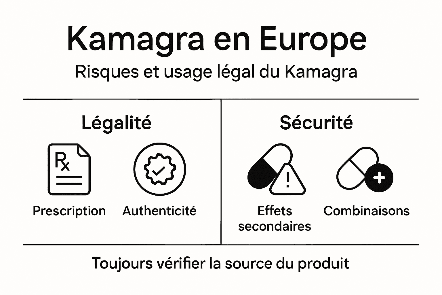 Tout ce qu’il faut savoir sur la légalité et la sécurité du kamagra : notre infographie