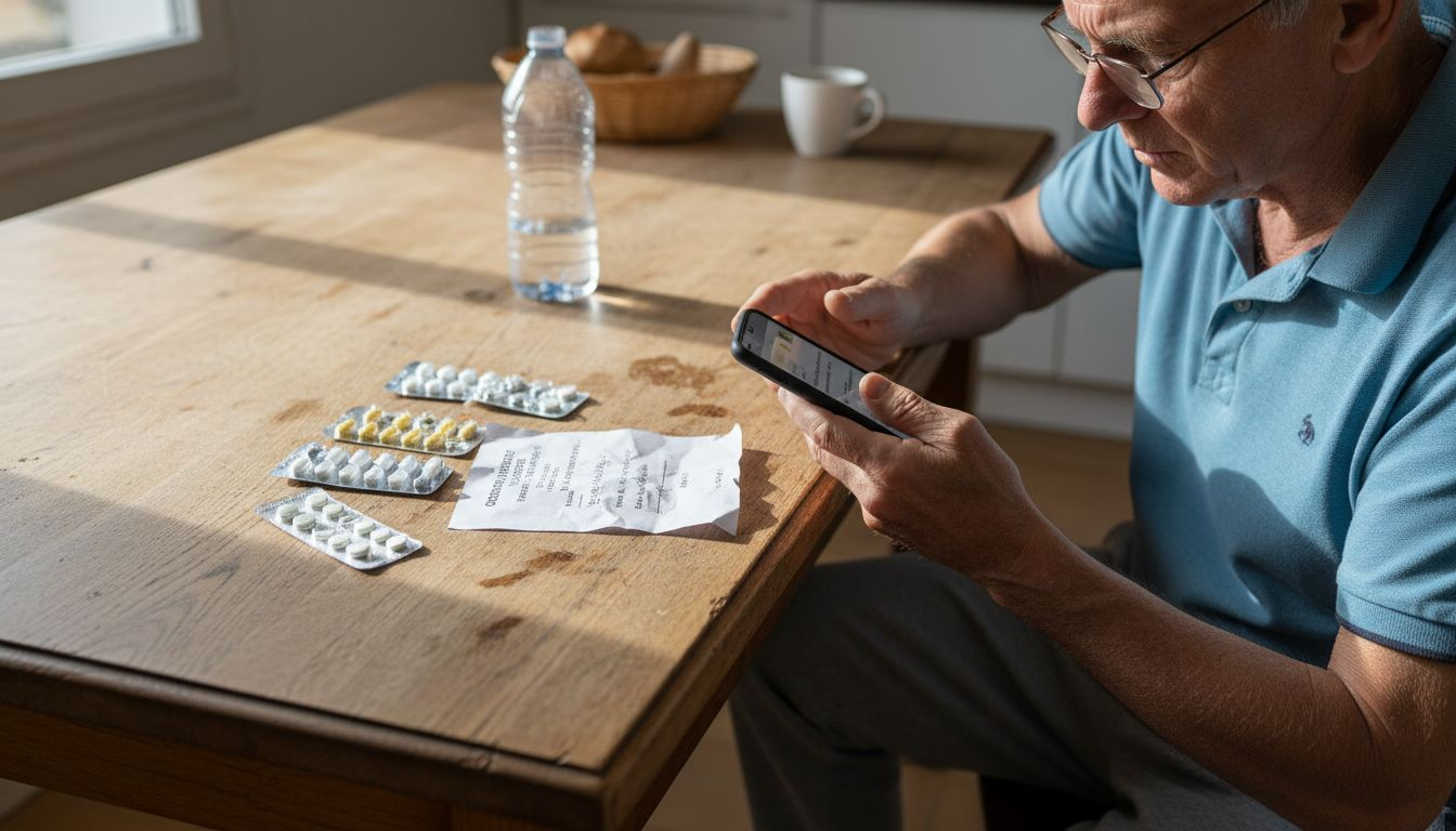 Comment choisir un pde5 générique adapté à vos besoins 1 Comparaison de boîtes de médicaments génériques posées sur la table de la cuisine