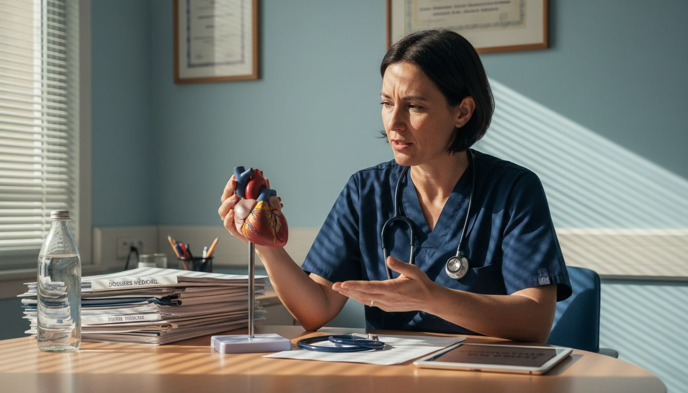 Spiega anche il corso del canto nel corpo e il montre comment les medicaments agissent sur la circulation sanguine.