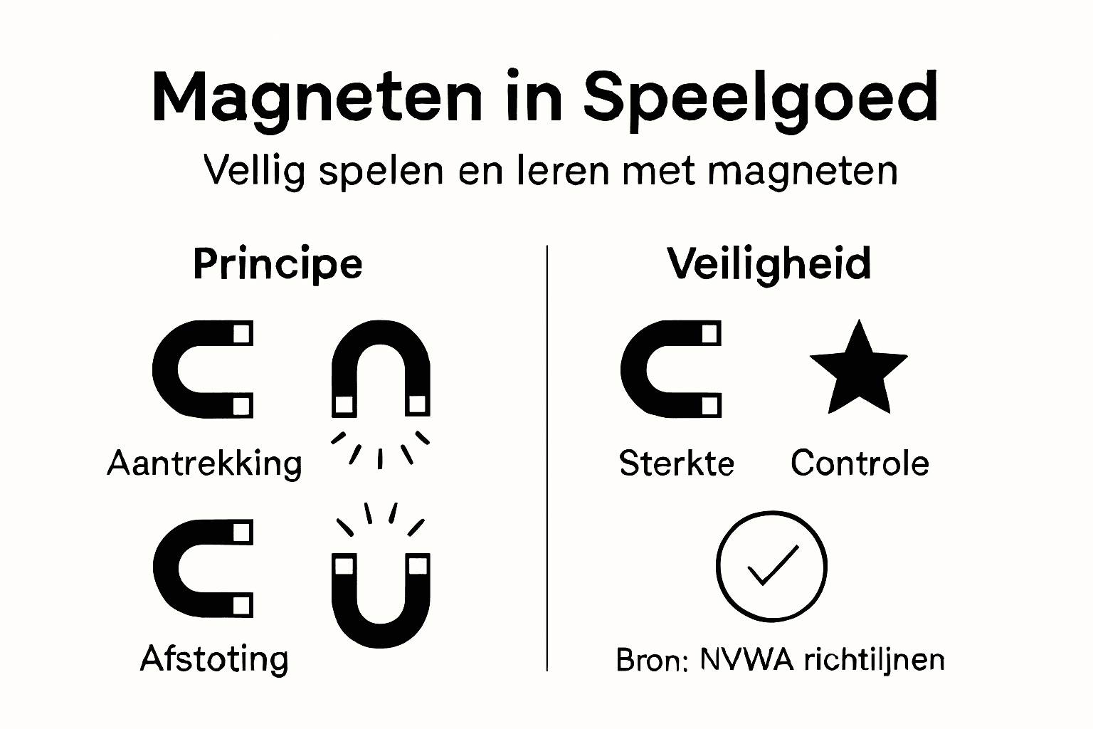 Infographic: magneten in speelgoed – veiligheid en belangrijke aandachtspunten