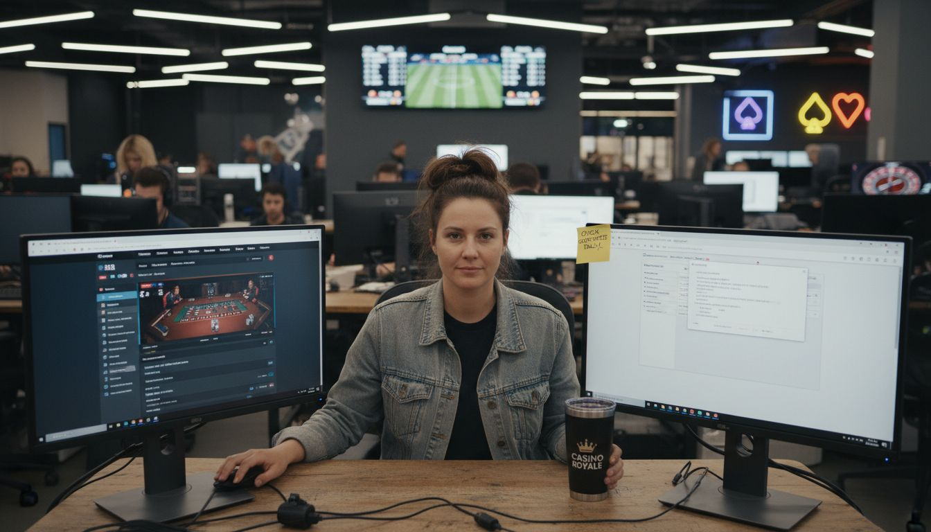 Support staff checking casino SSL certificate