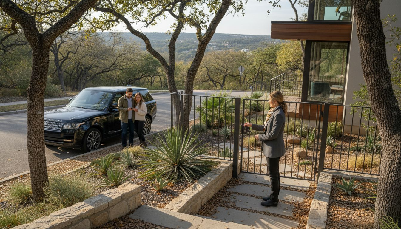 Luxury Austin neighborhood and touring buyers