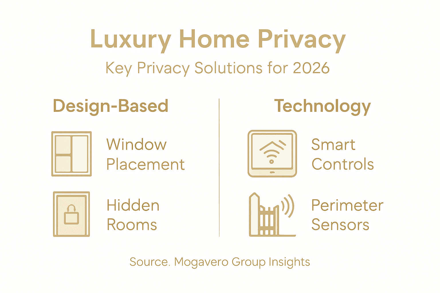 Infographic essential luxury home privacy solutions