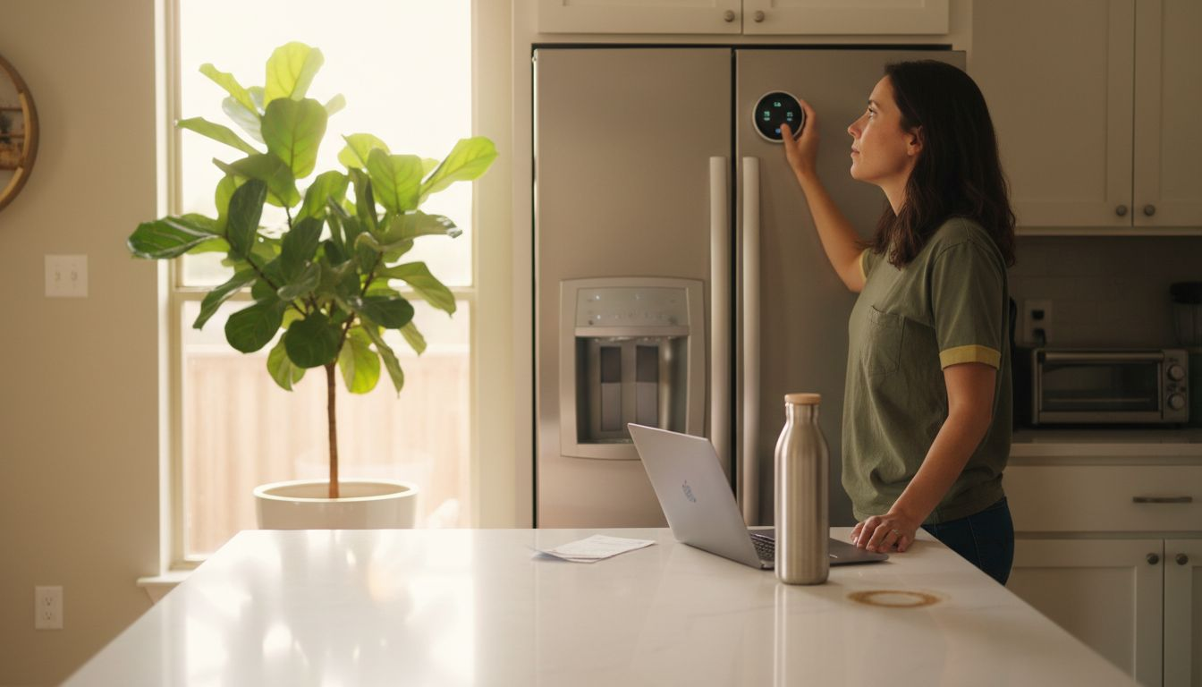 Austin kitchen smart thermostat energy features