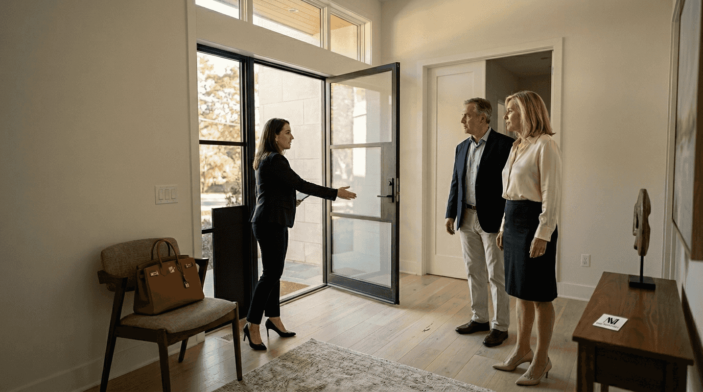 Discreet luxury home showing Austin