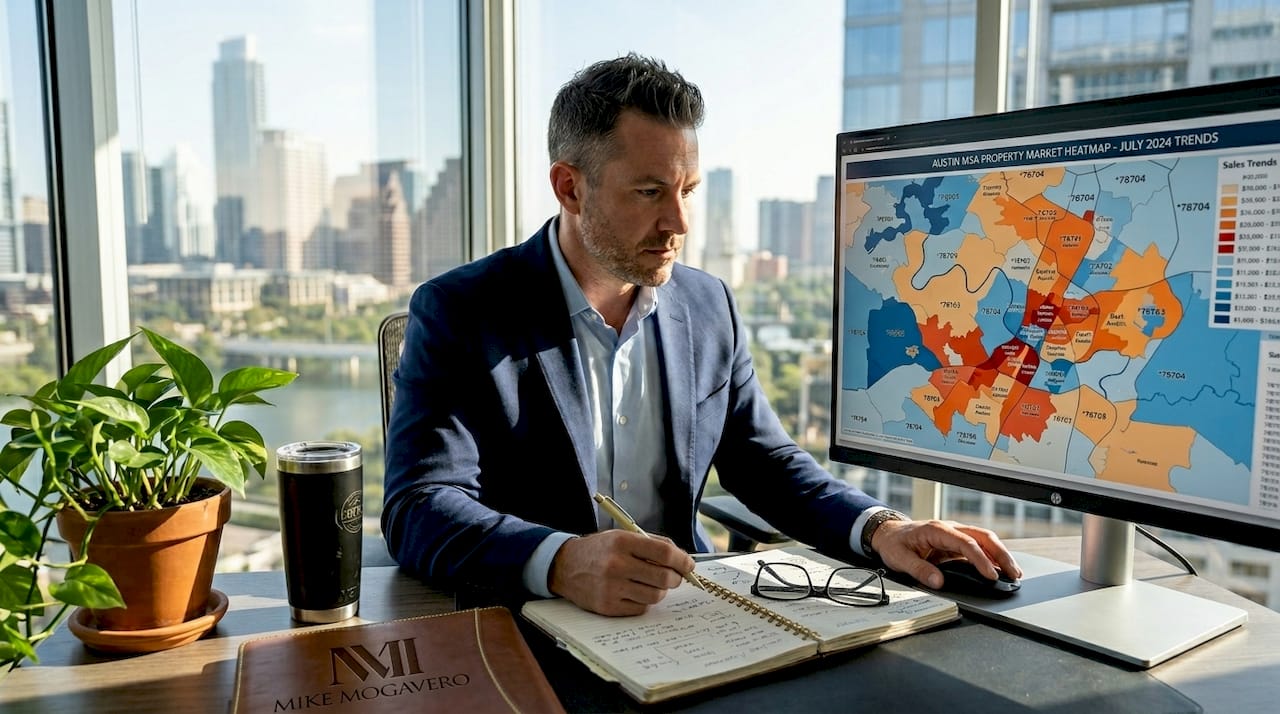 Austin real estate agent reviewing digital trends