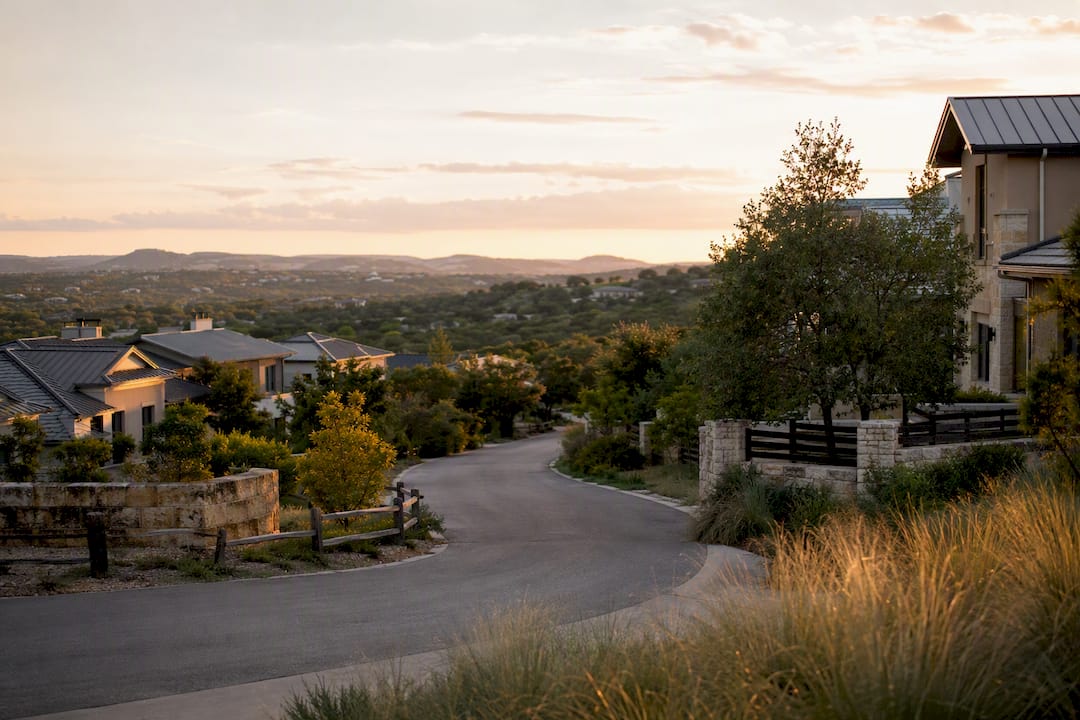 Quiet upscale Davenport Ranch residential street