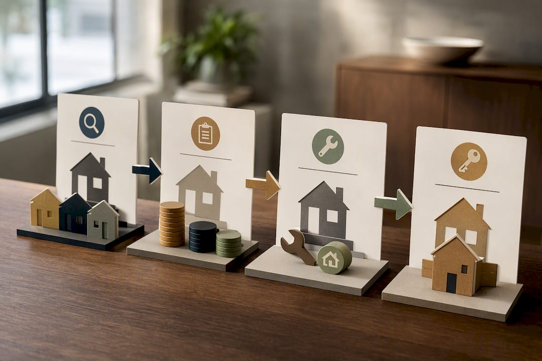 Structured home buying negotiation workflow