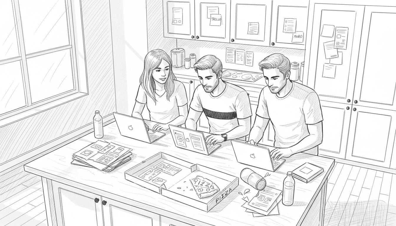 Friends comparing social planning tools