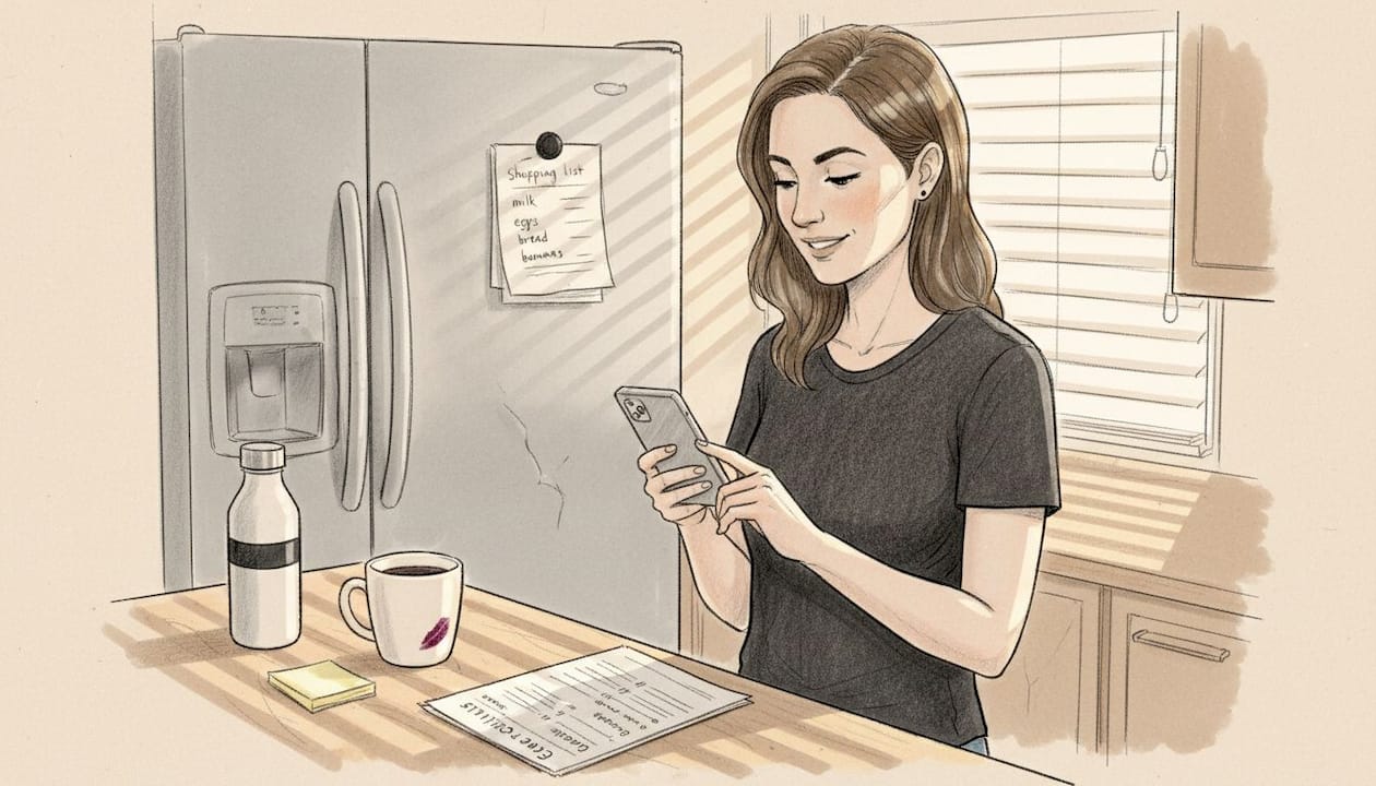 Woman coordinating group outing logistics