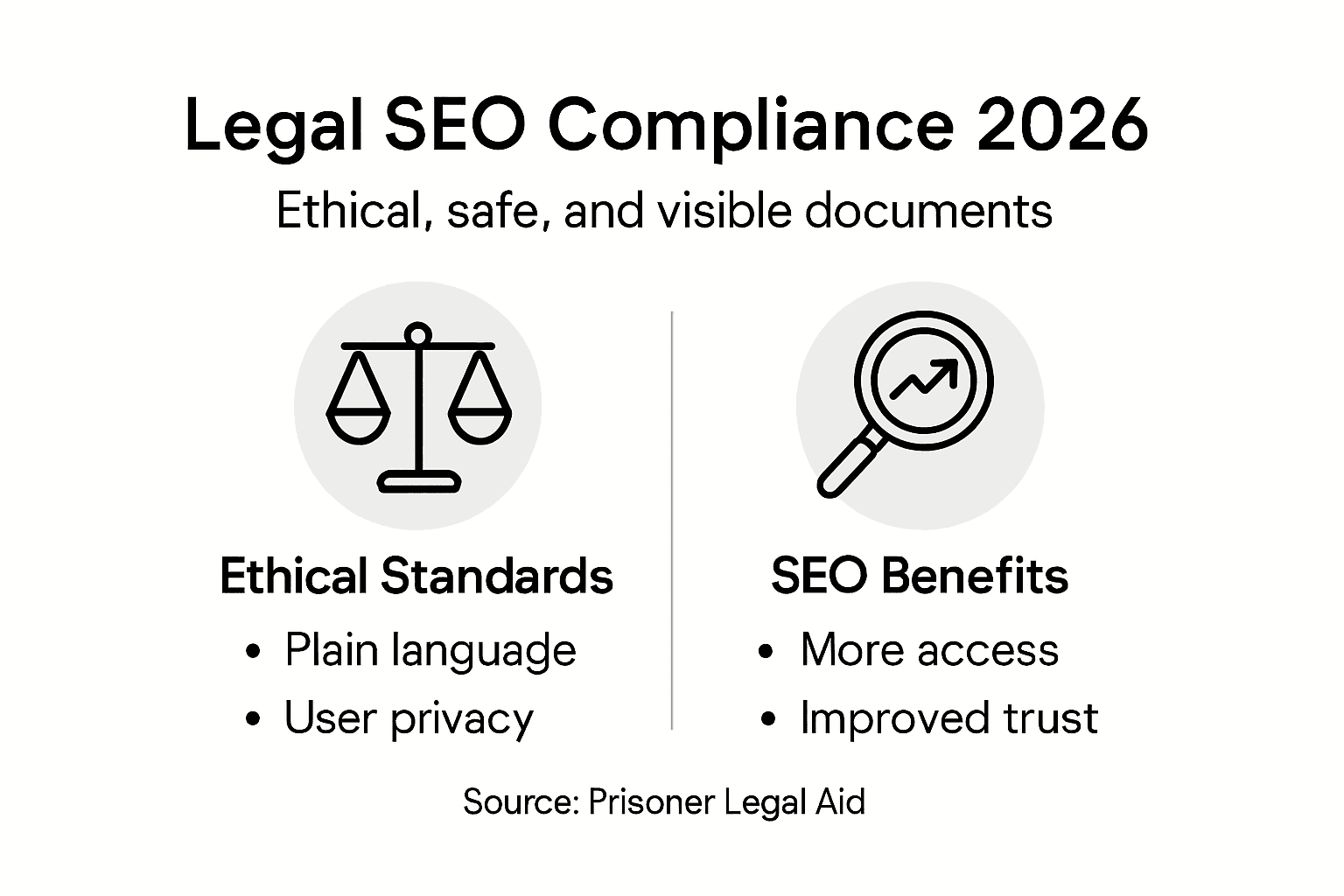 Infographic on legal SEO compliance benefits