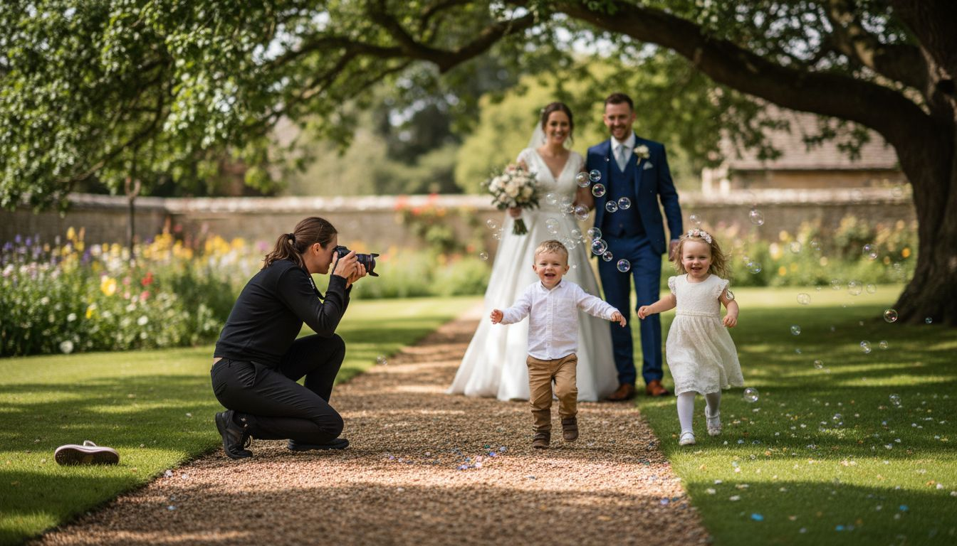 Photojournalist captures playful candid wedding scene