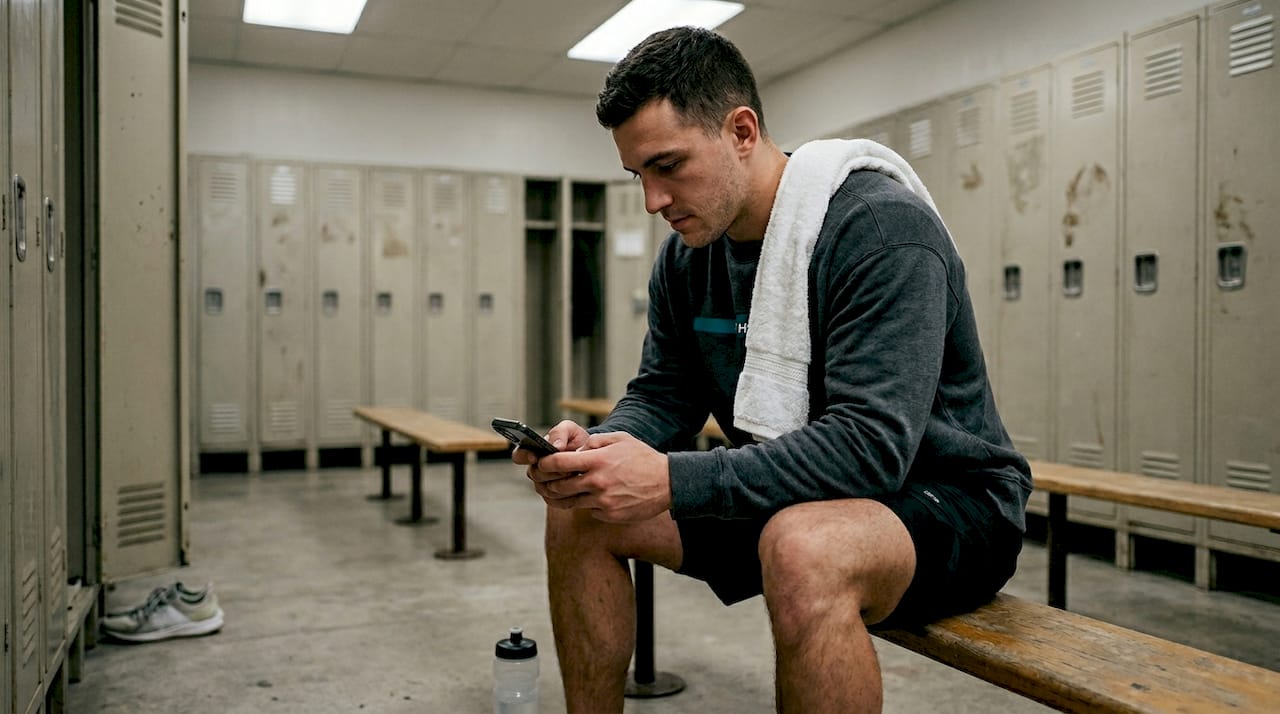 Athlete reviews cortisol level trends