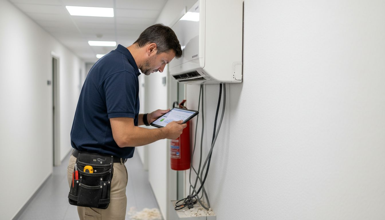 Expert chargé de vérifier la conformité des équipements techniques d’un bâtiment