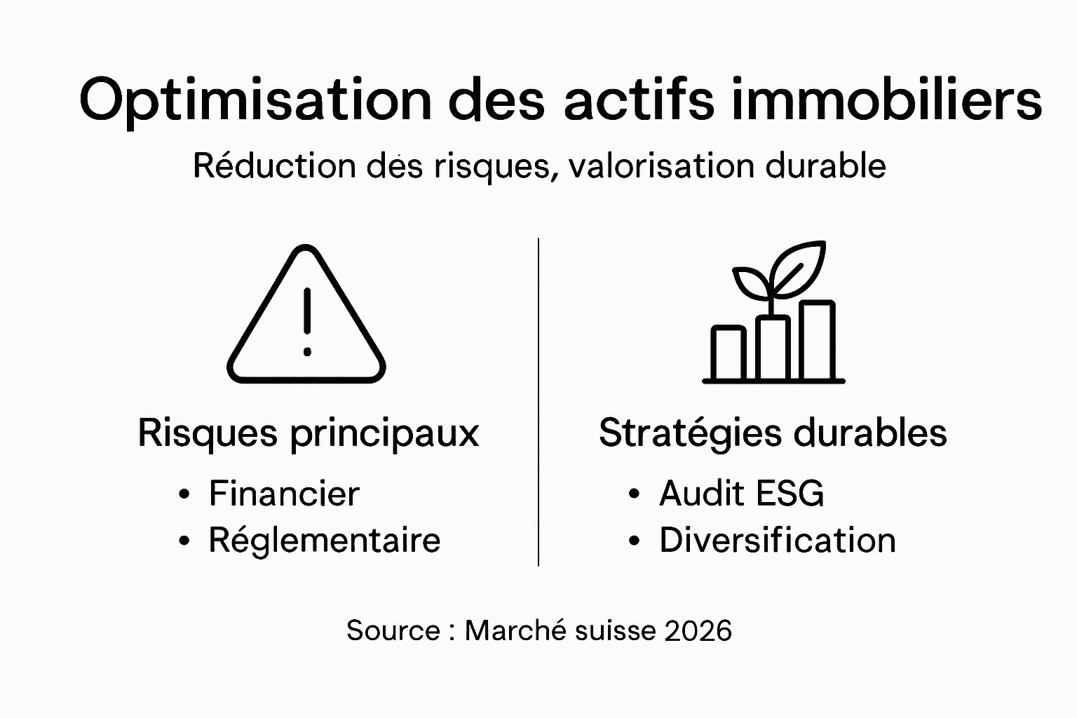 Infographie : vers une gestion responsable de l’immobilier et une maîtrise des risques
