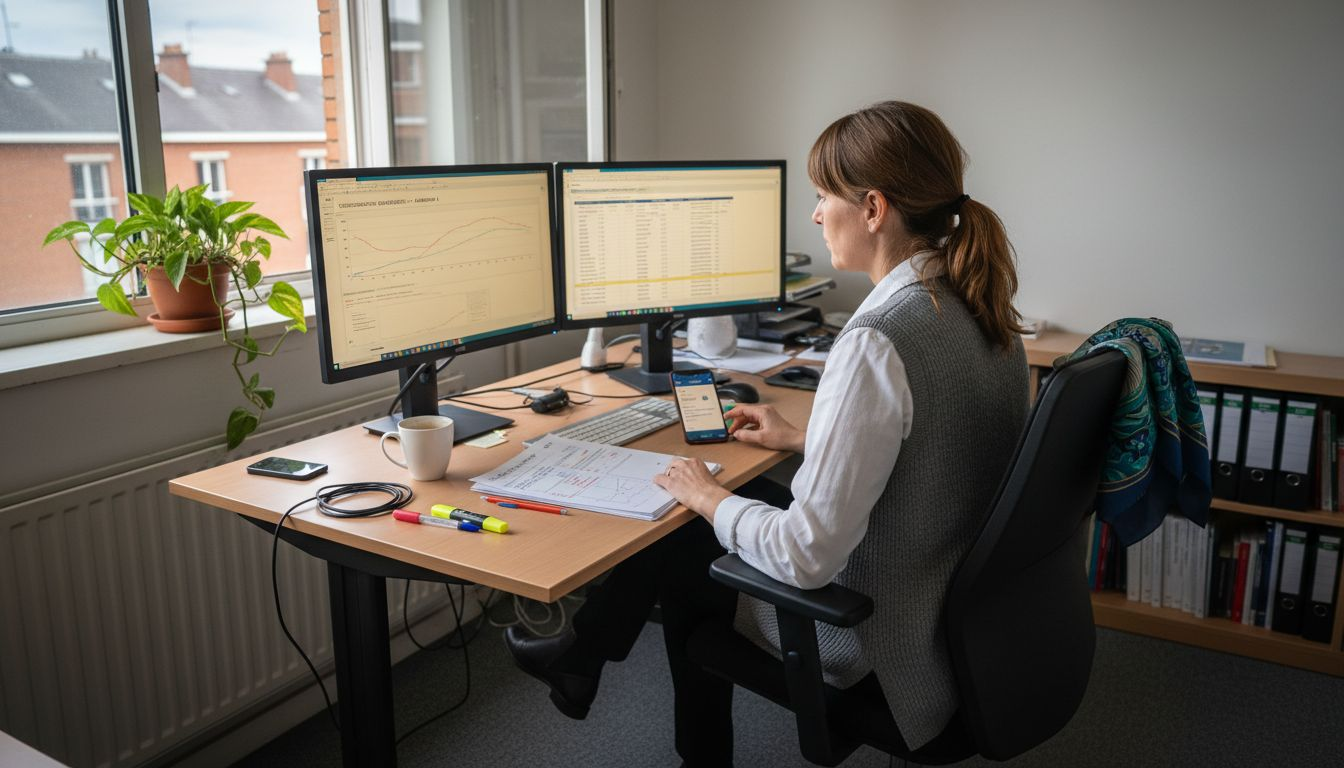 Consultante spécialisée dans l’analyse des données de consommation énergétique