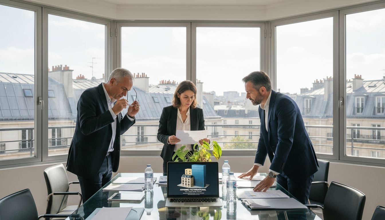 Réunion d’équipe professionnelle dans un bureau lumineux