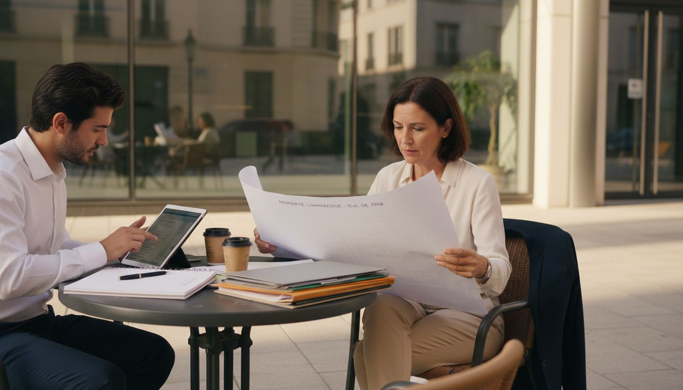 Propriétaire sur place avec des projets de rénovation pour son local commercial