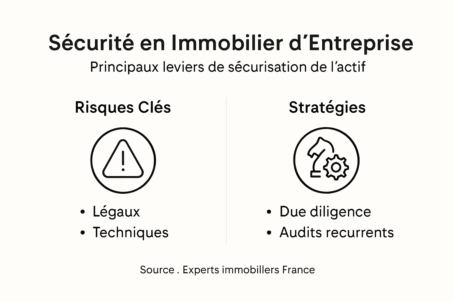Infographie : les clés pour renforcer la sécurité de votre parc immobilier en entreprise