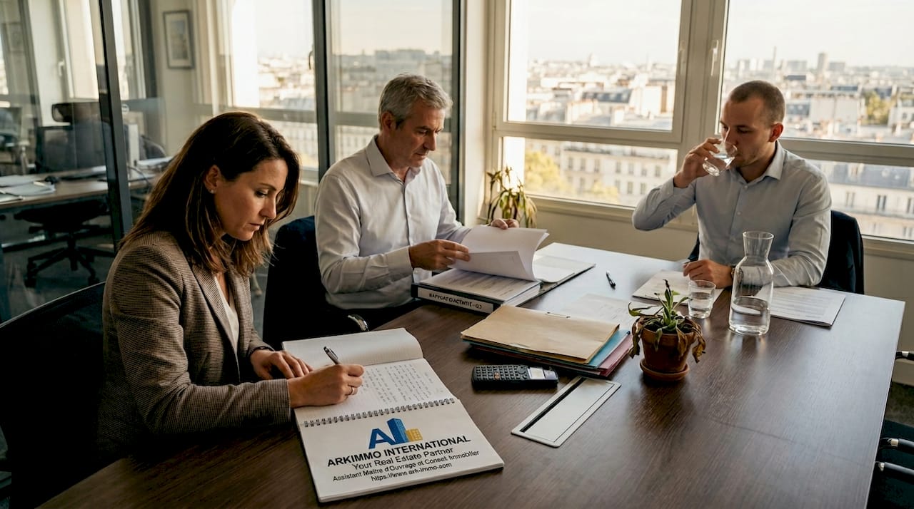 L’équipe échange sur les enjeux ESG lors d’une réunion de travail.