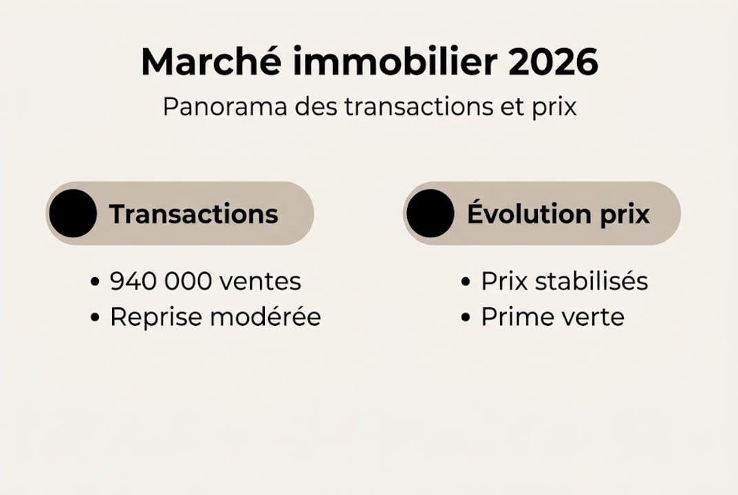 Panorama visuel du marché immobilier en 2026
