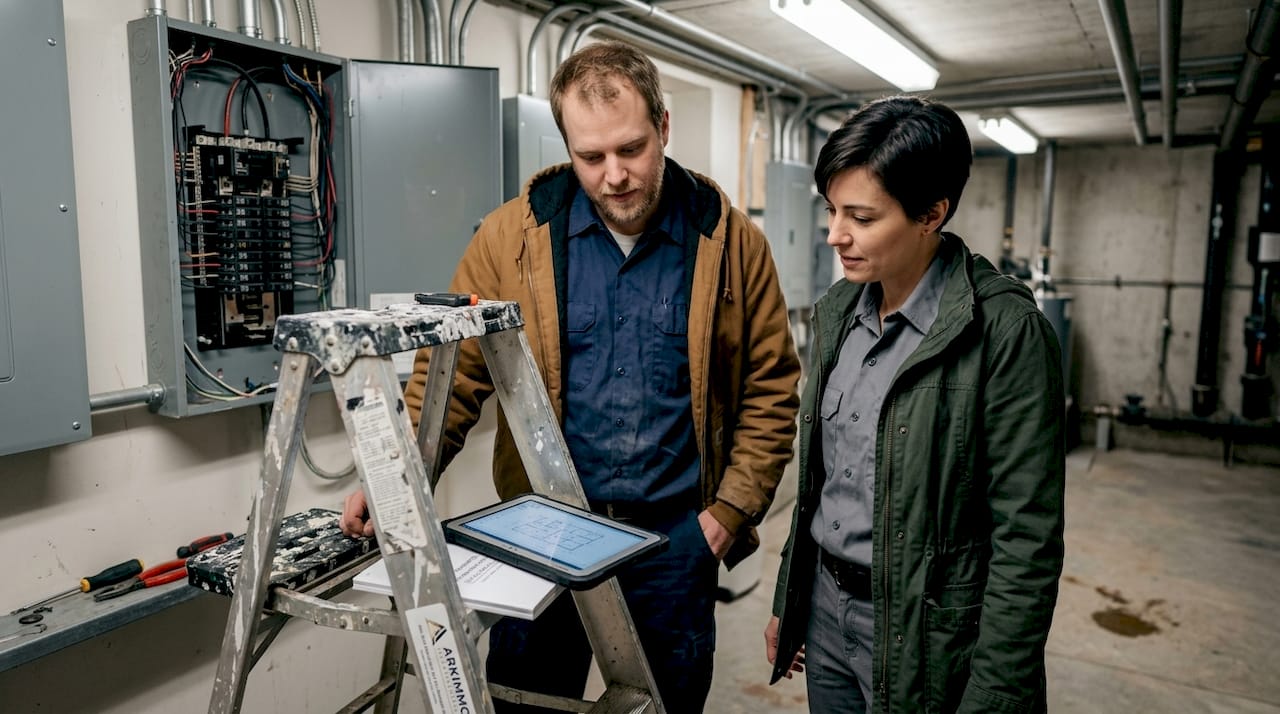 Contrôle technique des installations en sous-sol d’un immeuble