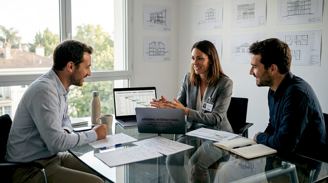 Point d’équipe sur la gestion du parc immobilier