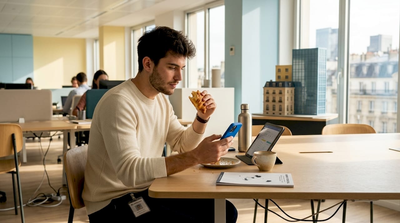 Responsable d’établissement qui pilote ses activités grâce à un outil numérique de gestion.