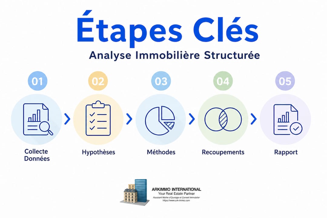 Infographie : les étapes essentielles de l’analyse d’un bien immobilier