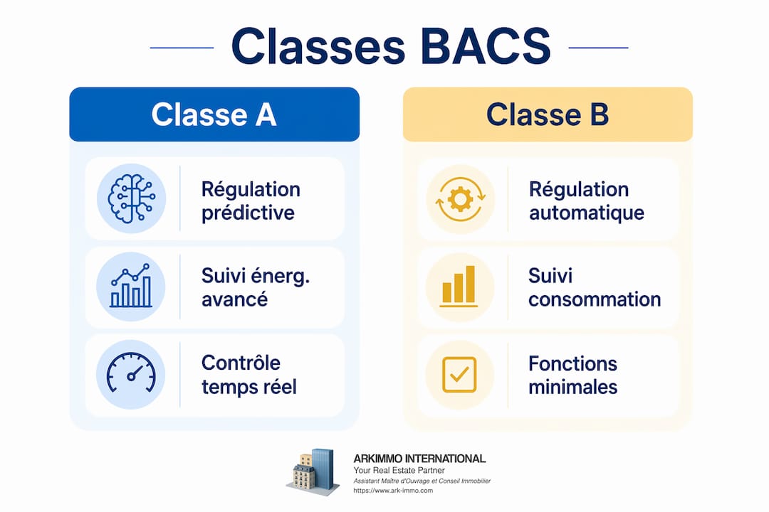 Infographie : panorama des différentes classes de performance BACS