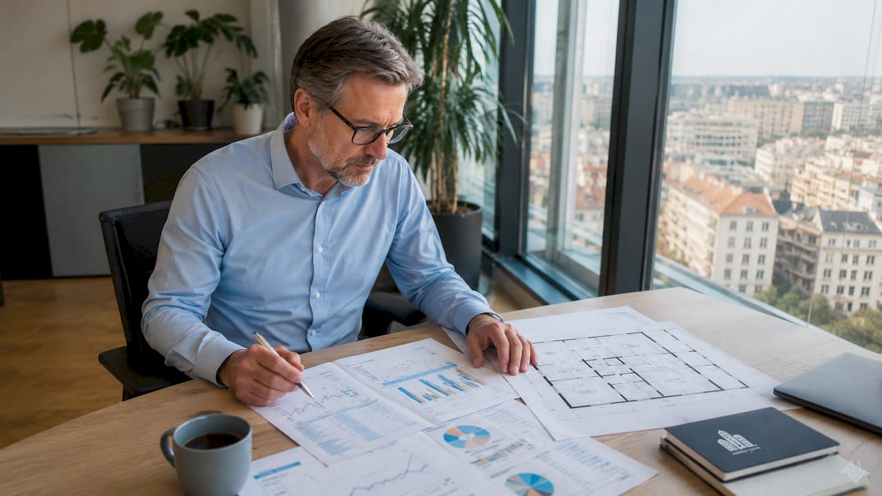 Le responsable technique examine les rapports énergétiques du bâtiment afin d’optimiser la consommation et d’identifier les axes d’amélioration.