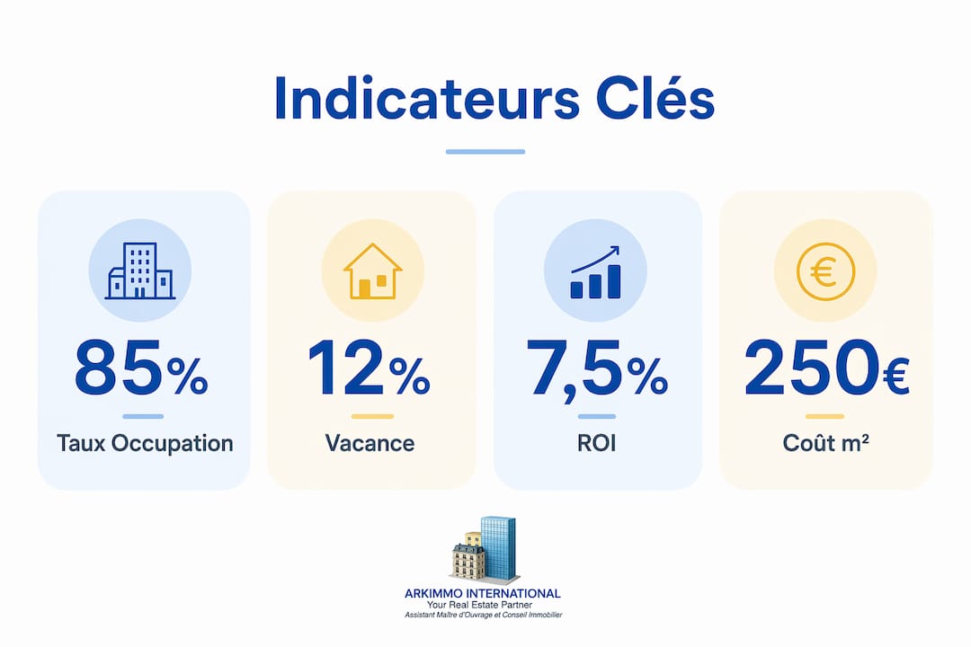 Panorama chiffré des principaux indicateurs du marché immobilier