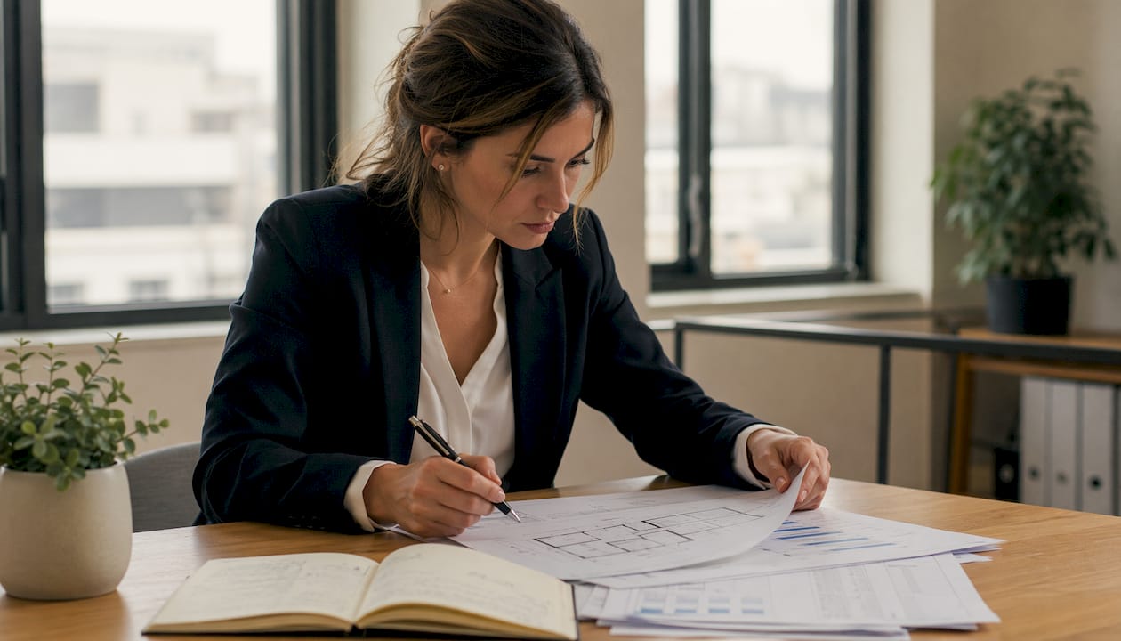 Un administrateur de biens passe en revue les différents dossiers immobiliers afin d’assurer une gestion optimale du patrimoine.