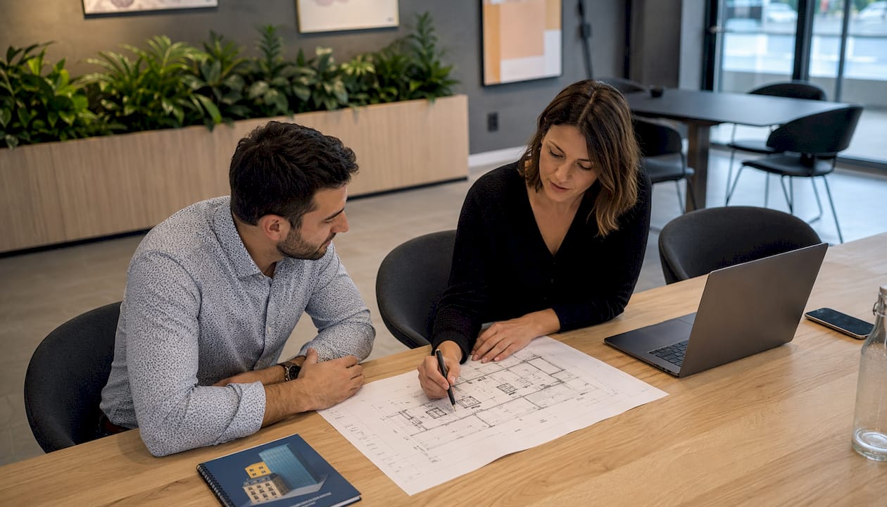 Des experts échangent sur la planification des chantiers